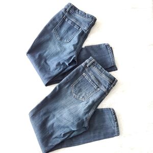 Lot of 2 Simply Vera skinny jeans med/dark wash